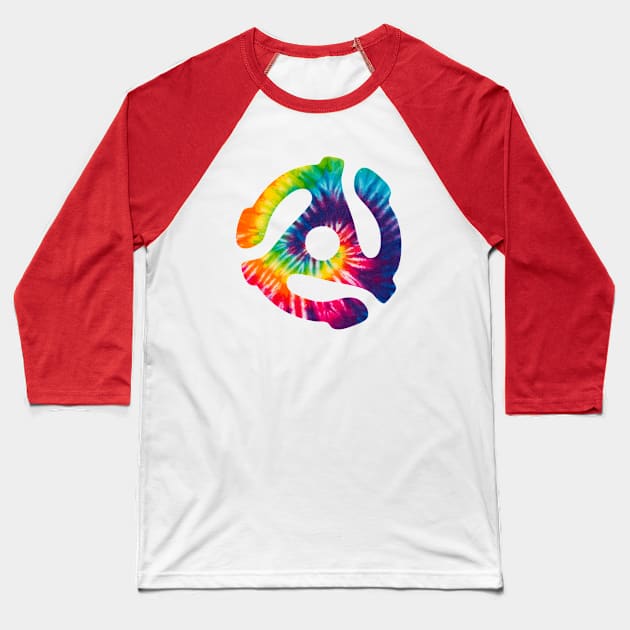 Groovy Tie-dye Adapter Baseball T-Shirt by KevShults